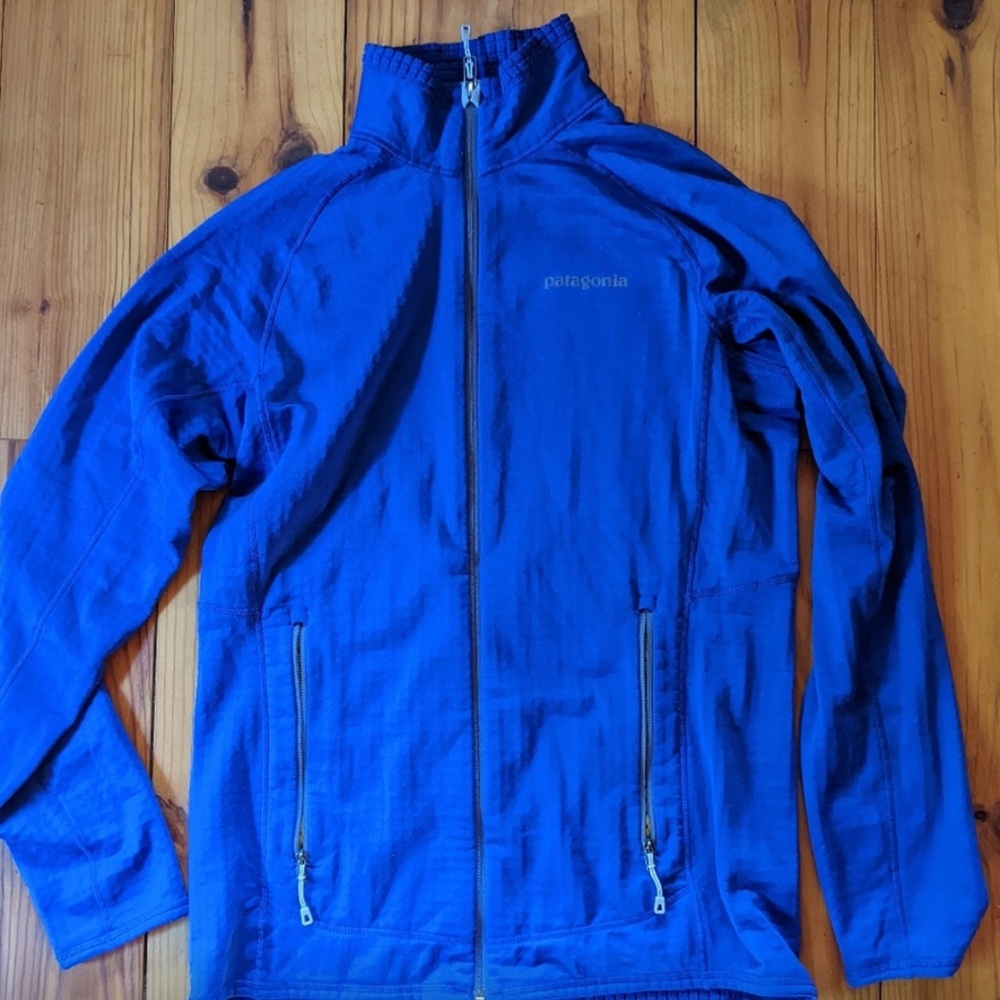 Patagonia R1 full zip womens jacket blue moon